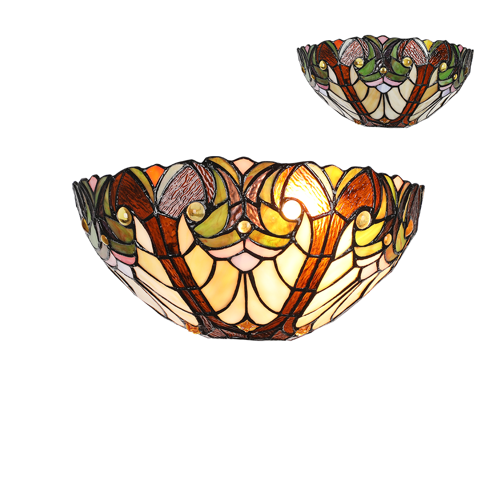 аплик класически тифани за спалня,коридор,всекидневна TiffanyXX/Luxera