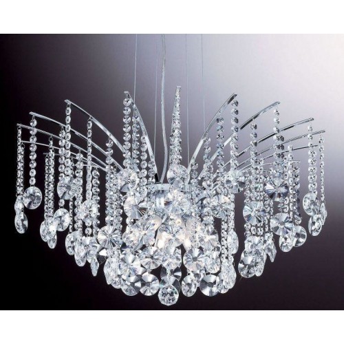 Полилей с кристали за хол  AUDI-77 SP8/Ideal Lux