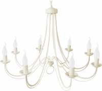 Art.No.DLA04381- античен стил полилей в бяло Palmyra/Aca lighting от 