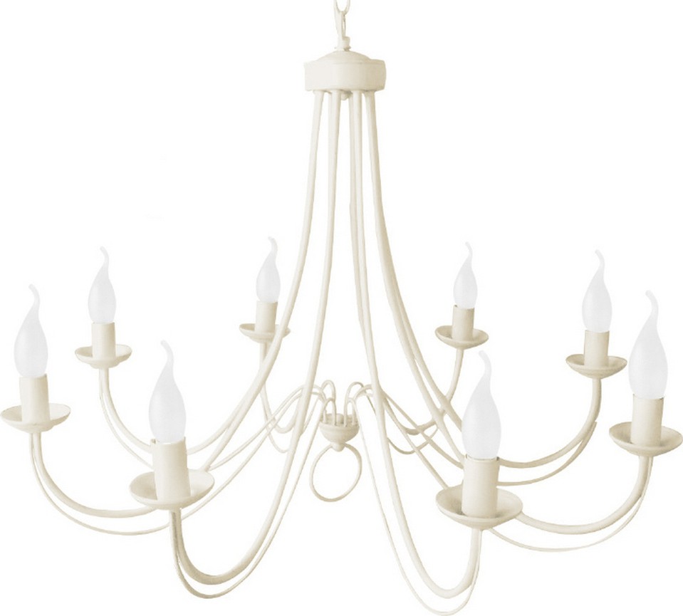 античен стил полилей в бяло Palmyra/Aca lighting