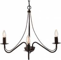 Art.No.DLA0013- кафяв античен полилей за спалня Palmyra/Aca lighting от 