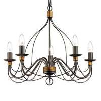 Art.No.57187- Полилей античен стил за трапезария CORTE SP5 RUGGINE от 