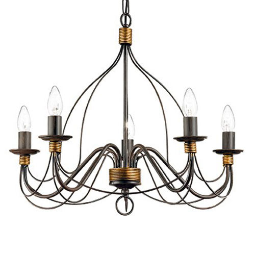 Полилей античен стил за трапезария CORTE SP5 RUGGINE