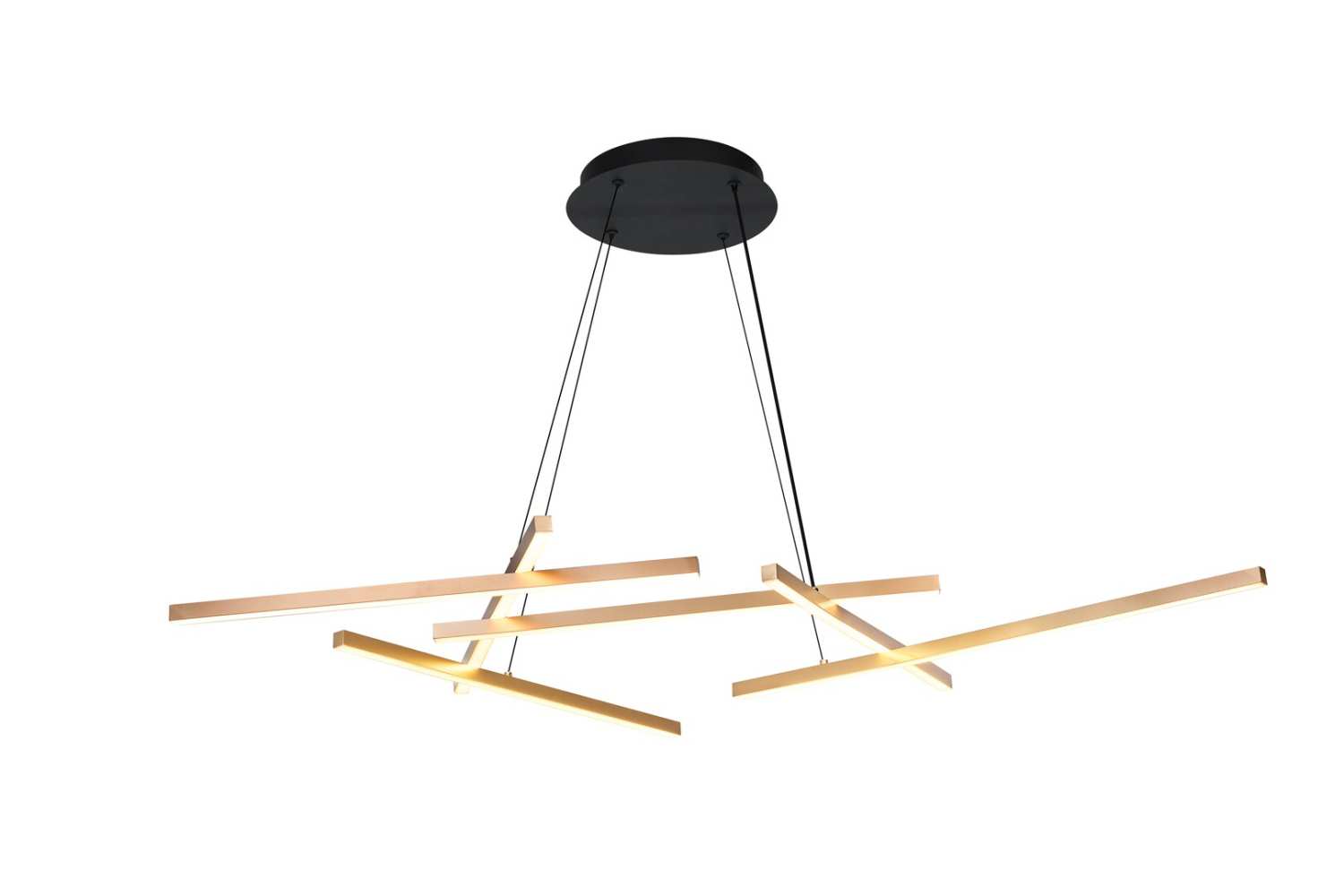 led полилей за трапезария,всекидневна, златен  Severine/Rabalux