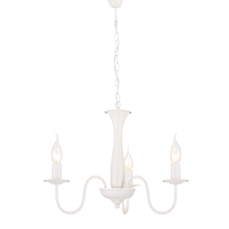 бял полилей класически за спалня Aca lighting