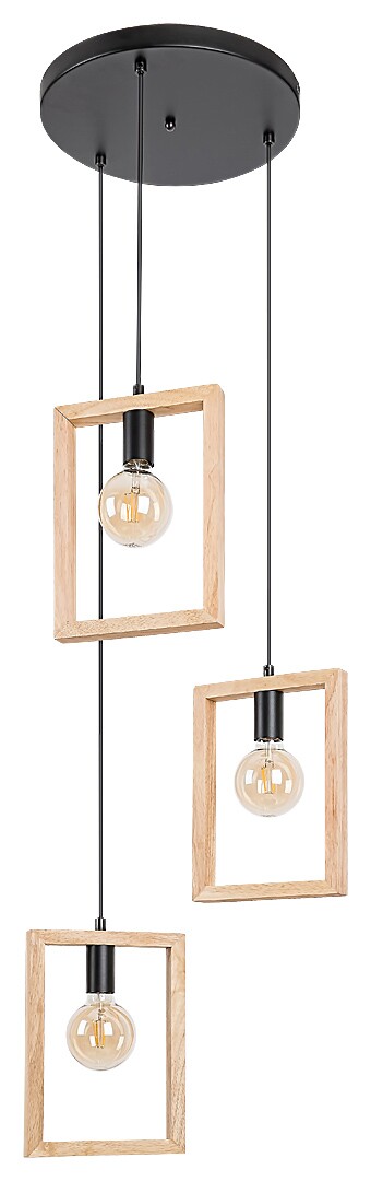 полилей индустриален дърво и метал Indigo/Rabalux