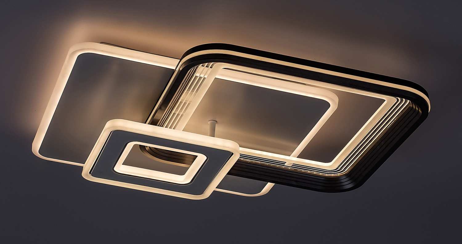 ЛЕД ПЛАФОНИЕРА МОДЕРНА ХОЛ , ТРАПЕЗАРИЯ,СПАЛНЯ,ДИСТАНЦИОННО Stregobor/Rabalux