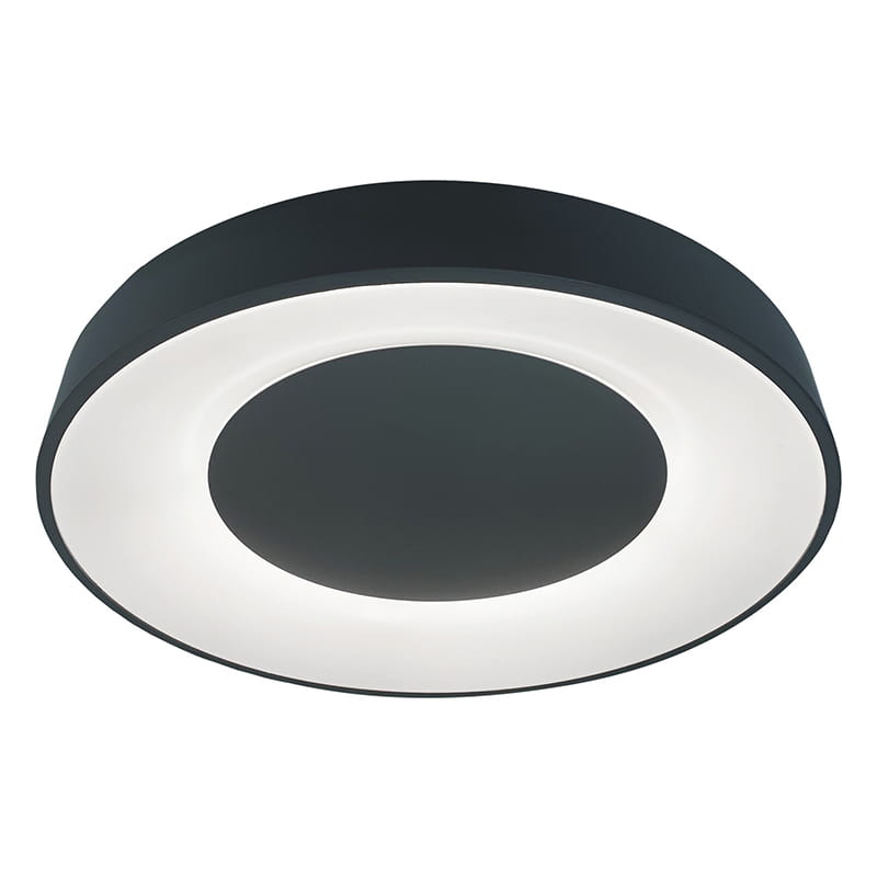 плафониера с дистанционно,лед,черна CEILO/RABALUX