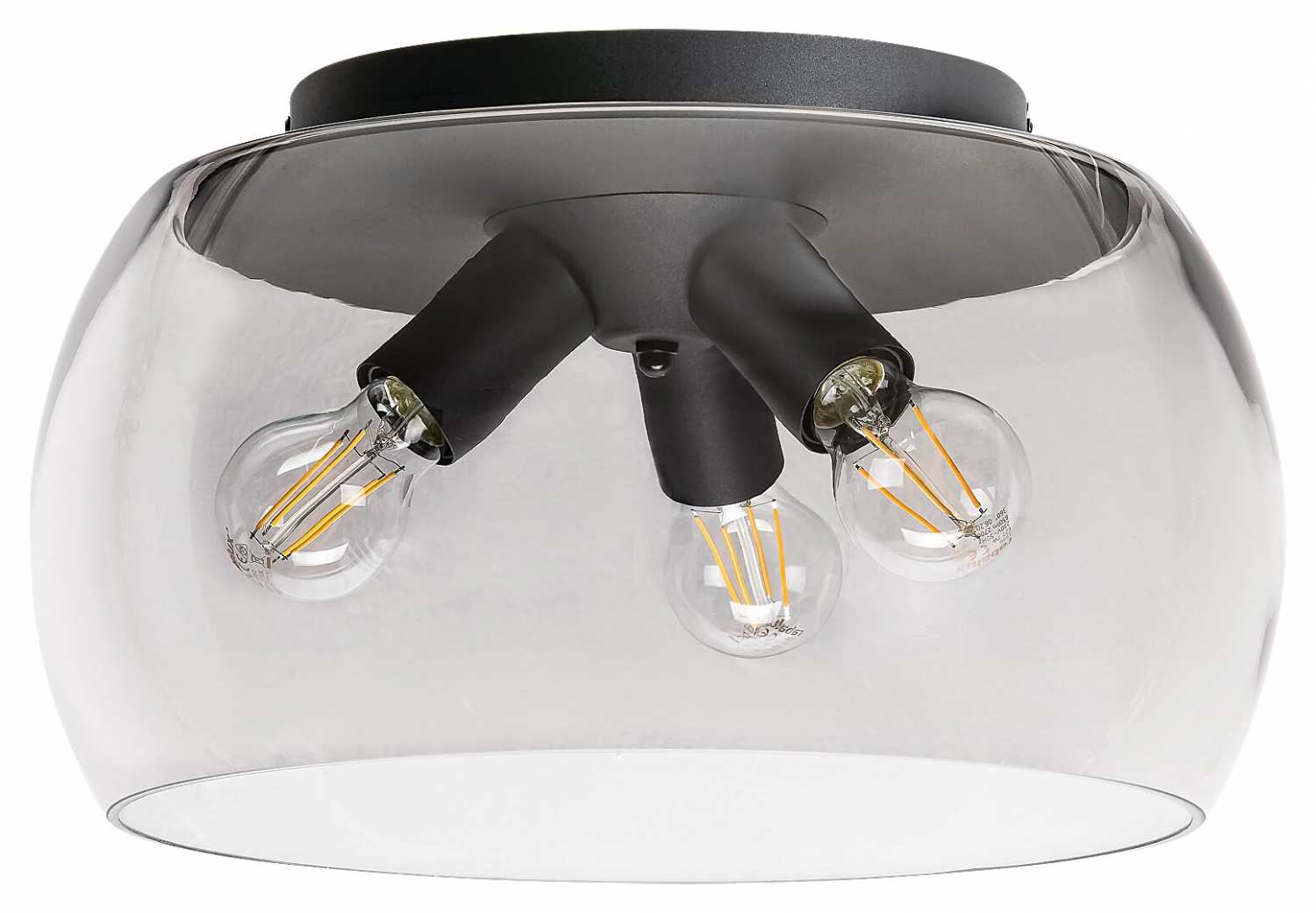 плафониера черна модерна за кухня,хол  Ursula/Rabalux