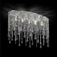 Art.No.08455- Плафониера кристална за всекидневна  RAIN PL5 от 