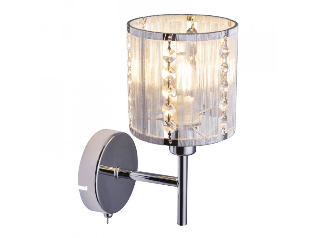 аплик с кристали за спалня Walla/Globo