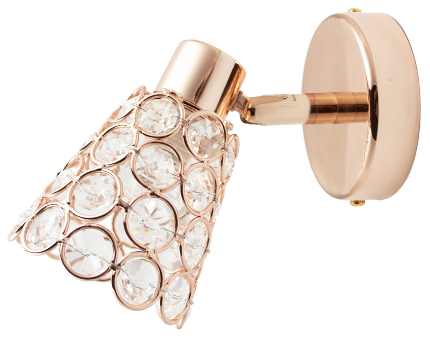 аплик кристален златен за спалня Glossy/Candellux