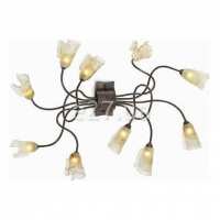 Art.No.07793- плафониера антична за хол  MONIO AMBRA PL10 от 