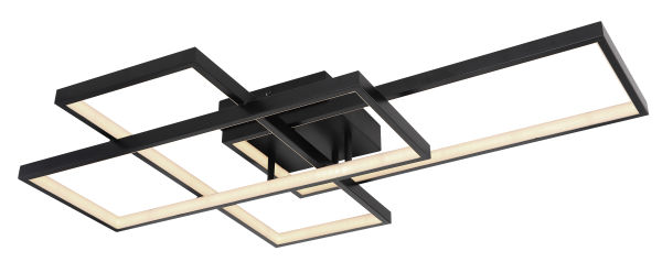 лед плафониера модерна с дистанционно Gabriel/Globo