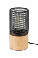 Art.No.74040- нощна лампа с дърво Callum/Raballux от 