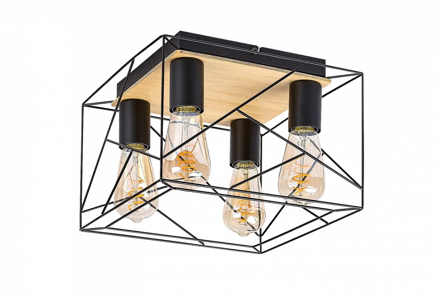 плафониера индустриален стил хол кухня спалмя Boire/Rabalux