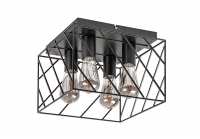 Art.No.71027- плафониера лампа за таван дърво и метал Boroo/Rabalux от 