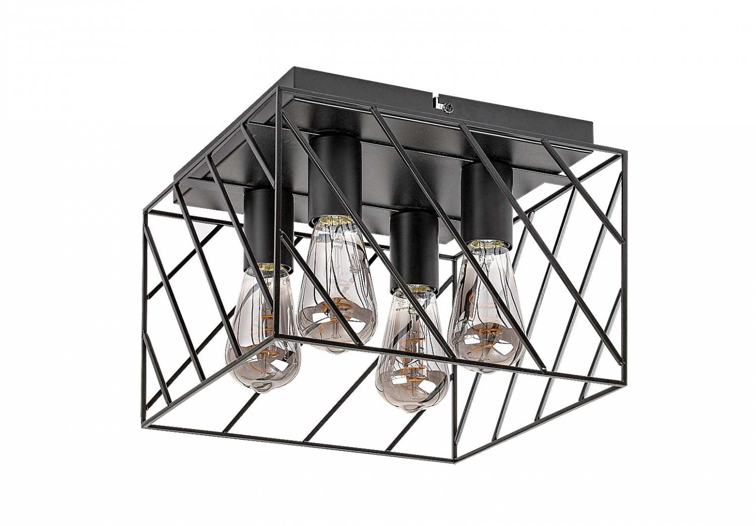 плафониера лампа за таван дърво и метал Boroo/Rabalux