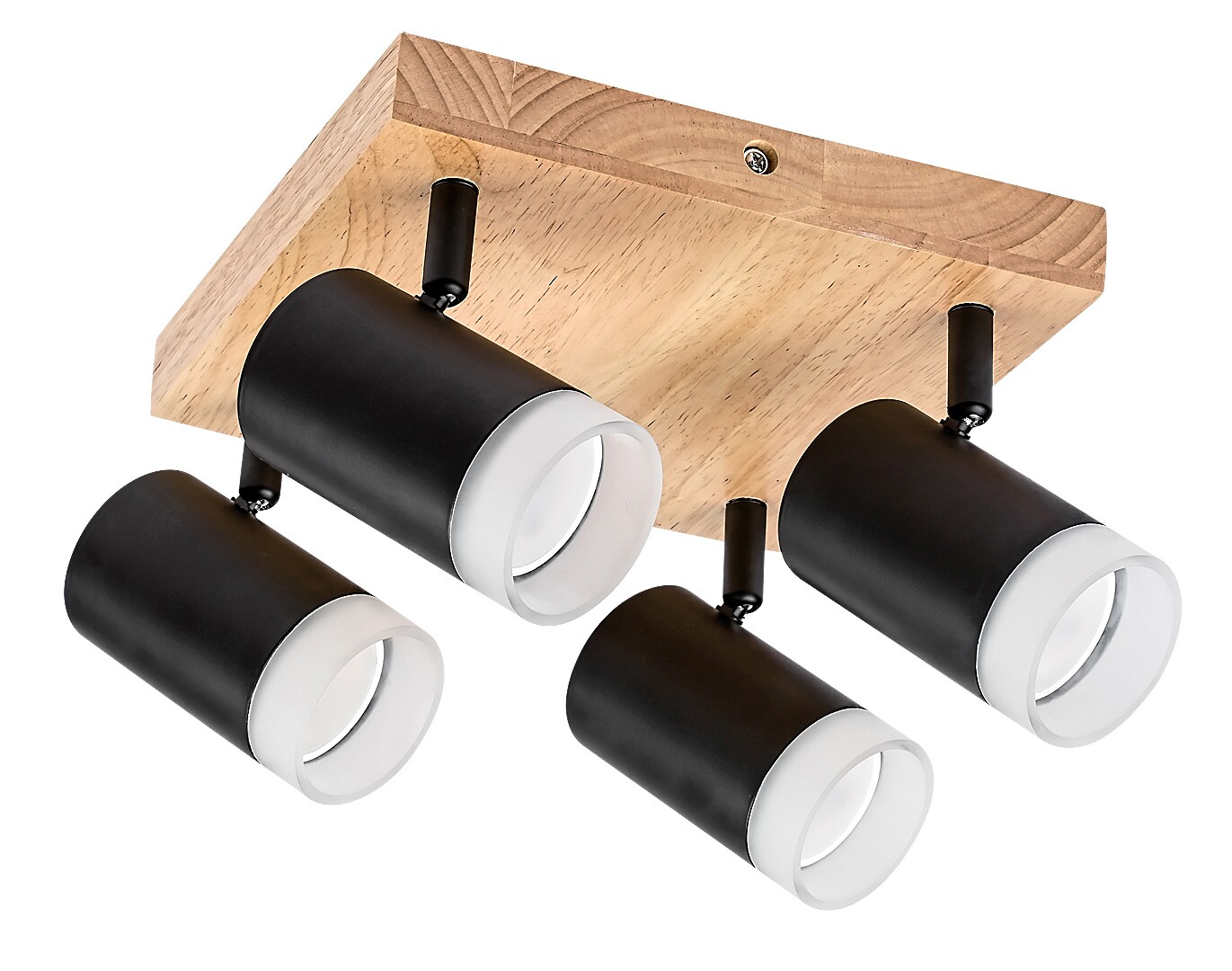 плафон индустриален дърво метал Toras/Rabalux