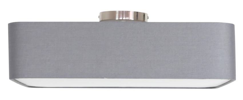 евтина квадратна сива плафониера Hunts/Candellux