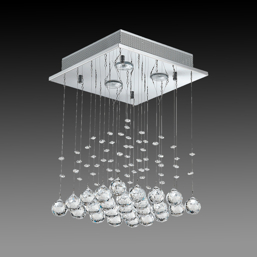 кристален полилей за трапезария Killys/Luxera