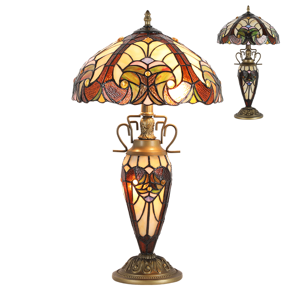 нощна настолна лампа тифани  TiffanyXX/Luxera