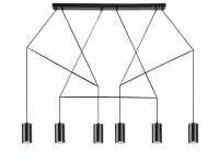 Art.No.72018- модерен полилей за барплот трапезария Asalaug/Rabalux от 