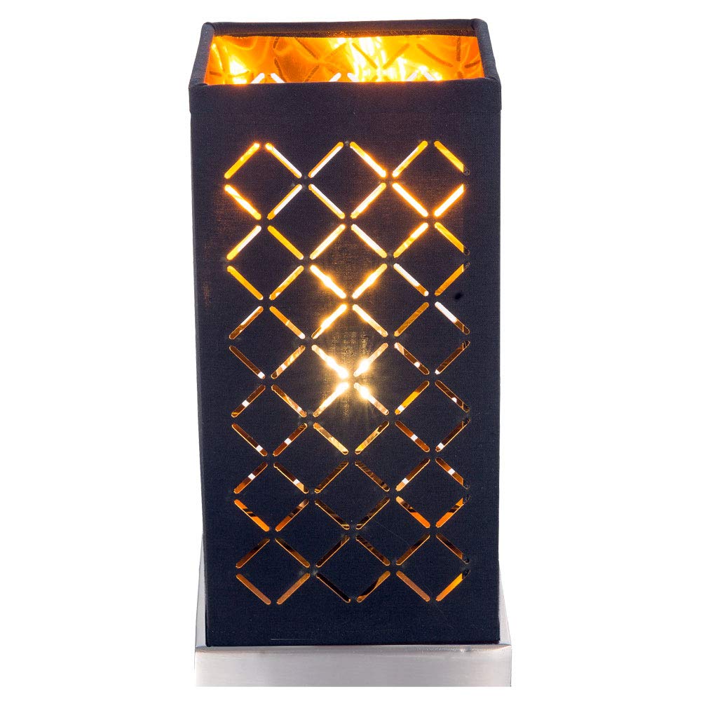 нощна черна лампа Clarke/Globo