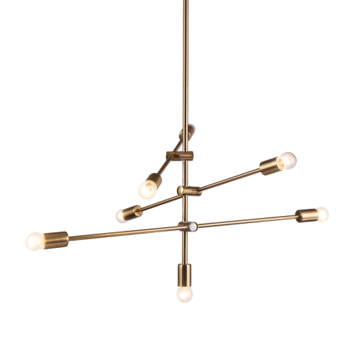 полилей бронз модерен за всекидневна Luther/Aca lighting