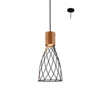 Art.No.OD9532PB- полилей за кухня барплот дърво tORNADE/Aca lighting от 