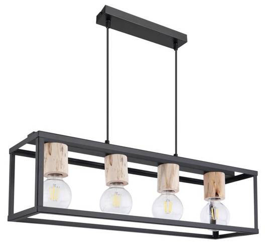 полилей с дърво модерен стил за трапезария Retro/Candellux