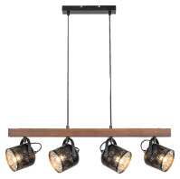 Art.No.3300- полилей индустриален с дърво Rotem/Rabalux от 