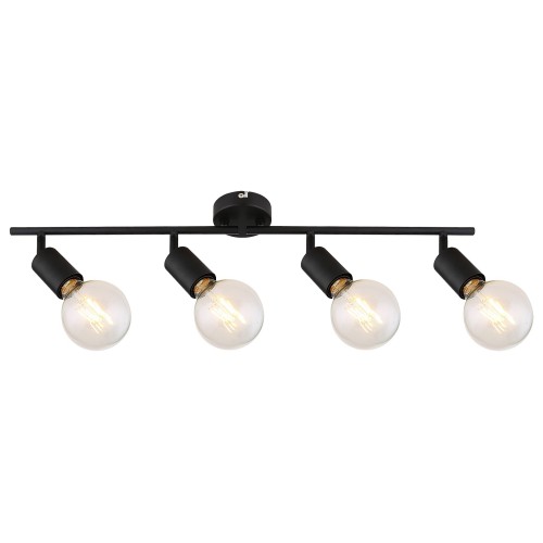 спот за таван черен Lamar/Rabalux