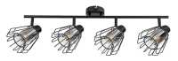 Art.No.73070- спот с 4 крушки,черен Emerencia/Rabalux от 