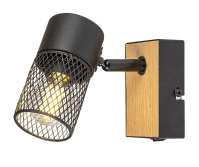 Art.No.71151- спот насочено осветление с дърво ,Metta/Rabalux от 