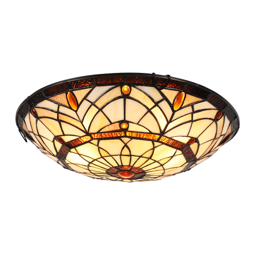 плафониера антична за хол,кухня,спалня Tiffany/Luxera