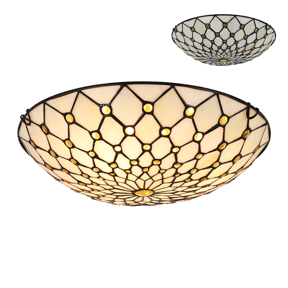 плафониера за спалня  Tiffany/Luxera