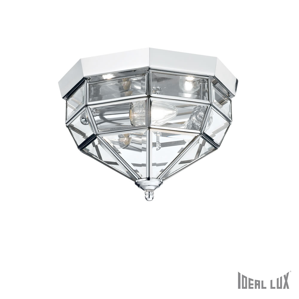 плафониера за коридор  NORMA PL3 cromo