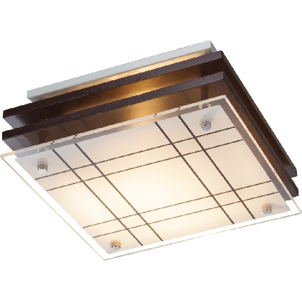 плафониера от тъмо дърво Kadavu