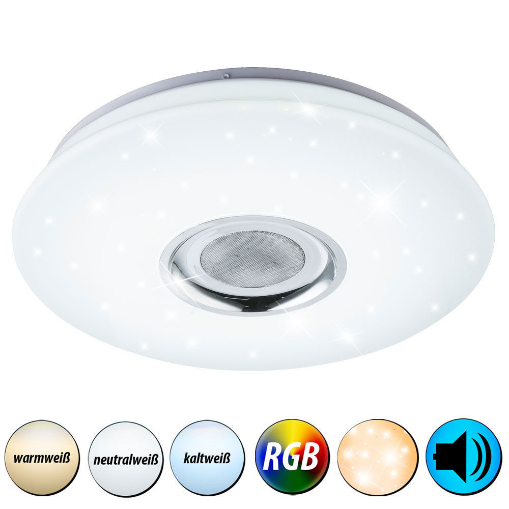 LED плафониера с музика Nicole