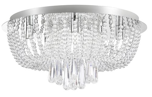 плафониера кристална за спалня,хол,трапезария  Larisha/Rabalux