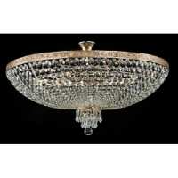 Art.No.DIA890-CL-10-G- плафониера антична с кристали  PALACE от 