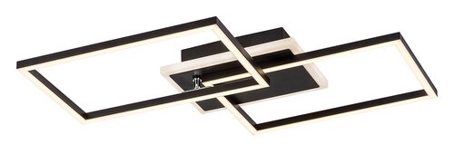 плафониера лед черна за хол,трапезария,коридор,спалня  Athelstan/Rabalux