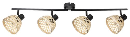 спот с ратан  за кухня,спалня Rattan/Rabalux