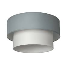 плафониера сива за спалня Алба