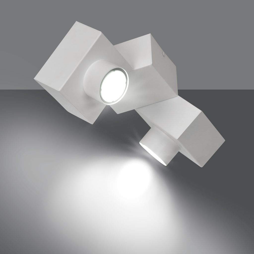 плафониера бяла за коридор Optix