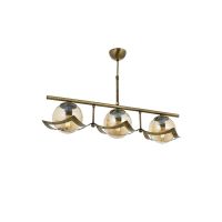 Art.No.AV-4117-3EY- античен полилей за трапезария Avonni/4117 от 