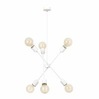 Art.No.348/6- модерен бял полилей Vendero/Emibig от 