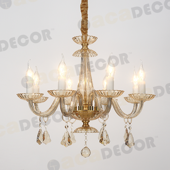 полилей кристален кехлибар Lompelia/Aca lighting