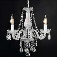 Art.No.BLK80413PCC- евтин кристален полилей за спалня,хол Gladiolo/Aca lighting от 